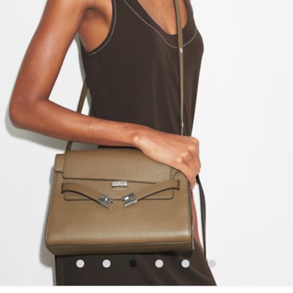 Tory Burch Lee Radziwill Pebbled shoulder bag - Picture 3 of 7